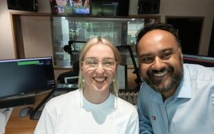 Katie Wolf and Tanzil Rahman