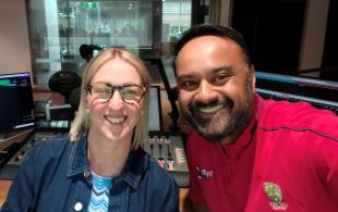 Katie Wolf and Tanzil Rahman
