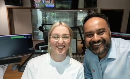 Katie Wolf and Tanzil Rahman
